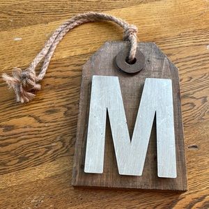 Rustic M Wall Decor